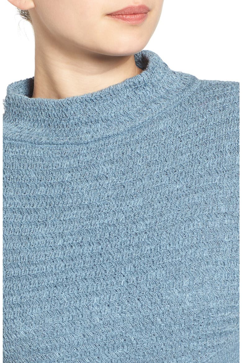Crossover Sweater, Alternate, color, BLUE