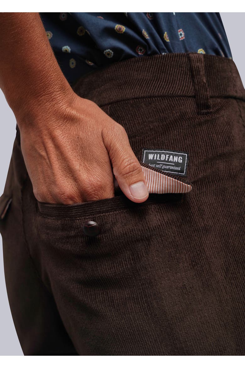 The Essential Corduroy Trouser, Alternate, color, MOCHA