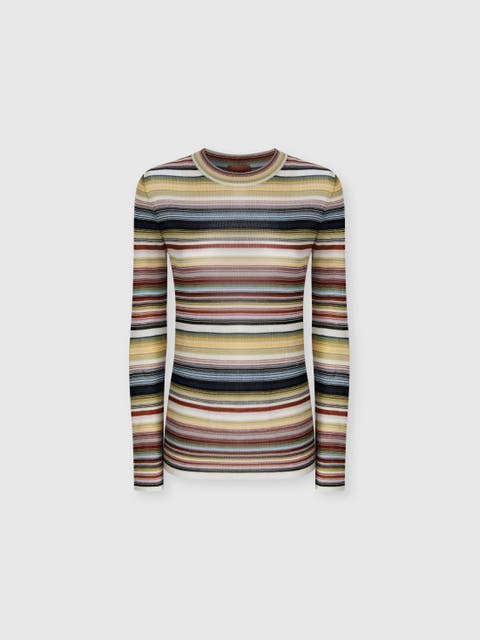 Striped Crew Neck Sweater