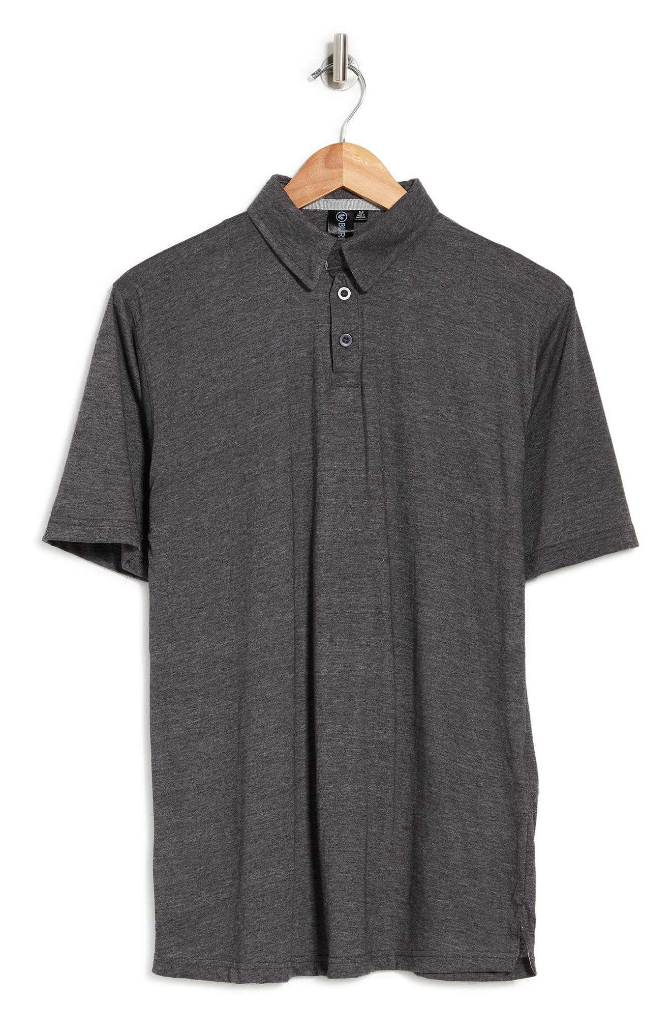 BURNSIDE Short Sleeve Polo Shirt