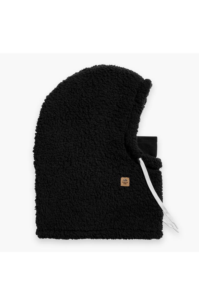 Turtle Fur High Pile Fleece Booter Overhood, Main, color, Black