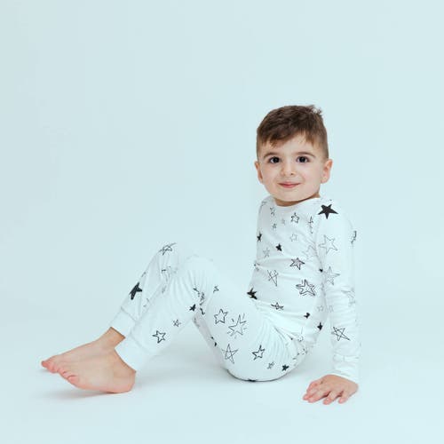 Norani Kids Organic Two-piece Pajama Set In Stars