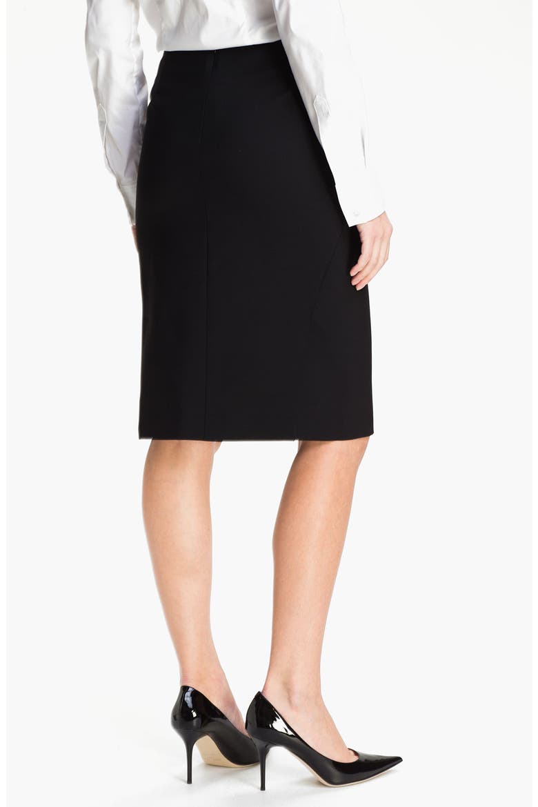 'Golda - Tailor' Pencil Skirt, Alternate, color, BLACK