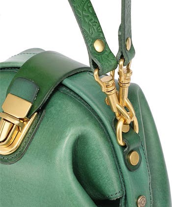 Doctor Bucket Leather Crossbody Bag