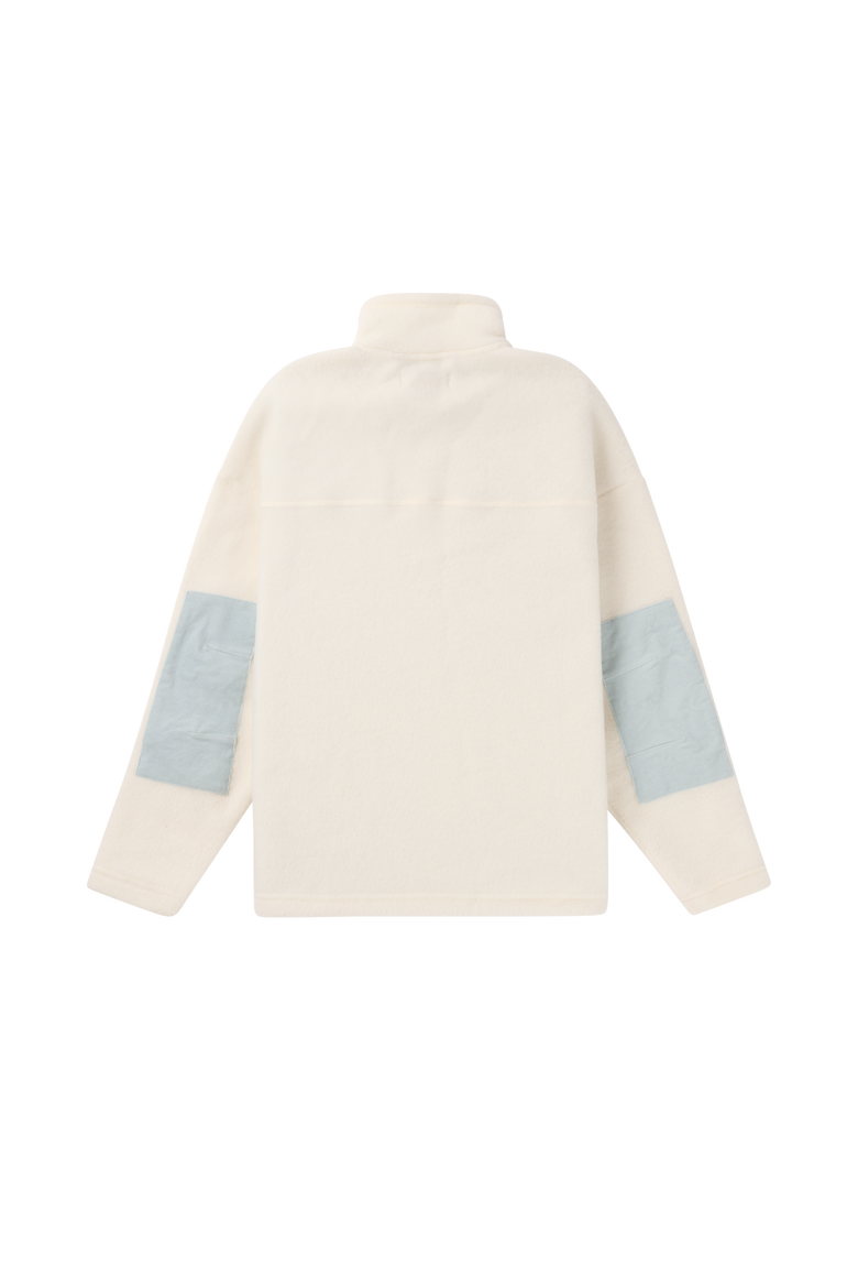 V-Bond Cord Fleece Womens, Alternate, color, Natural/Blue Sky