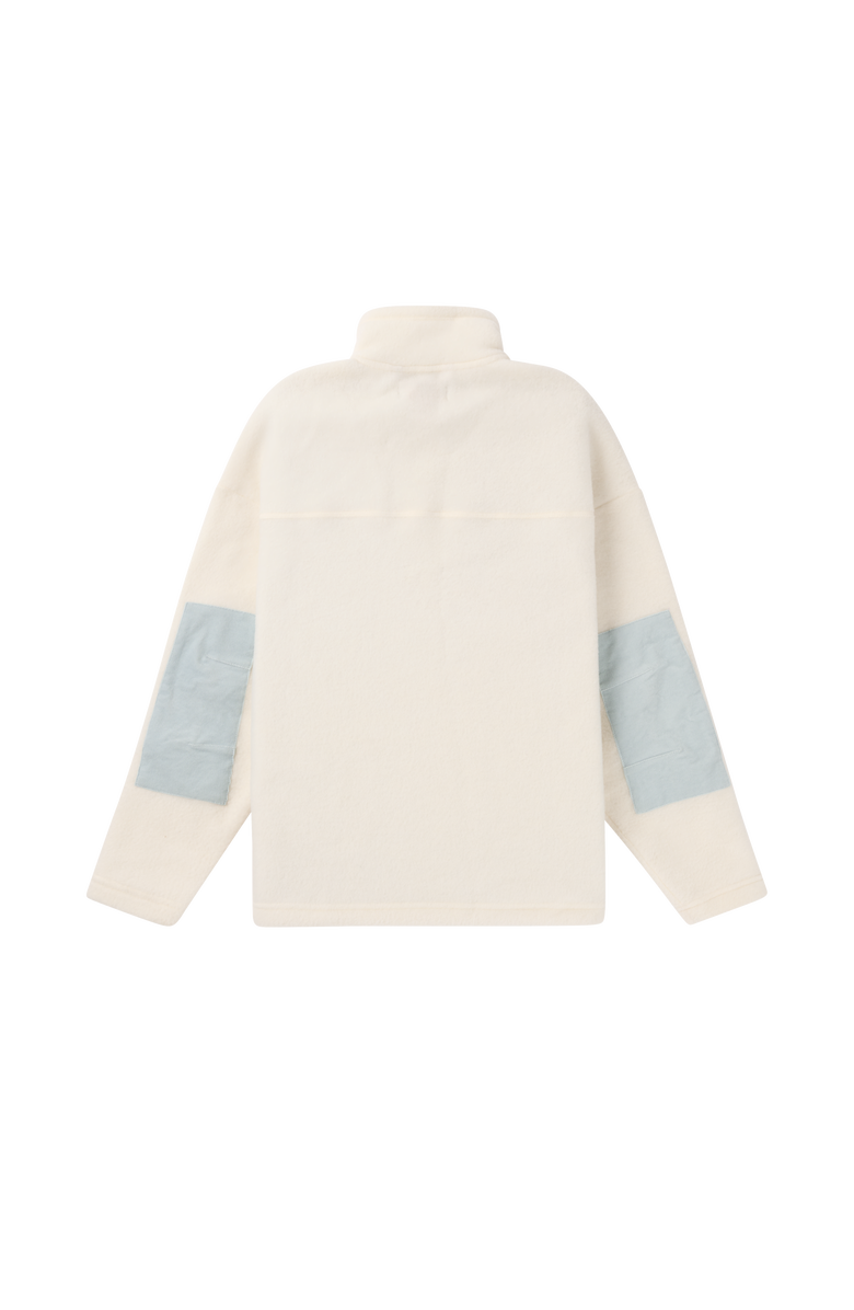 Amundsen V-Bond Cord Fleece Womens, Alternate, color, Natural/Blue Sky
