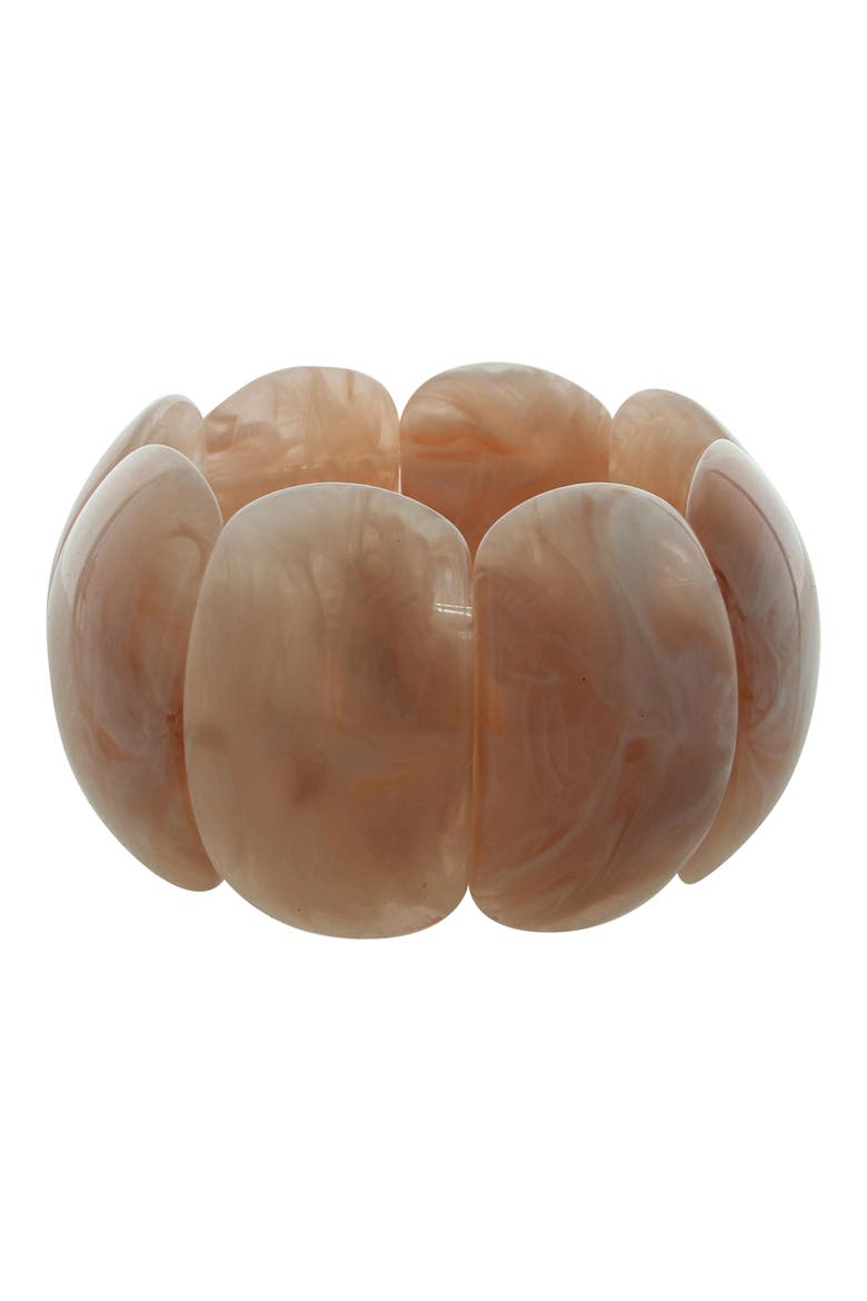 Lucy Stretch Bracelet, Main, color, PINK / WHITE
