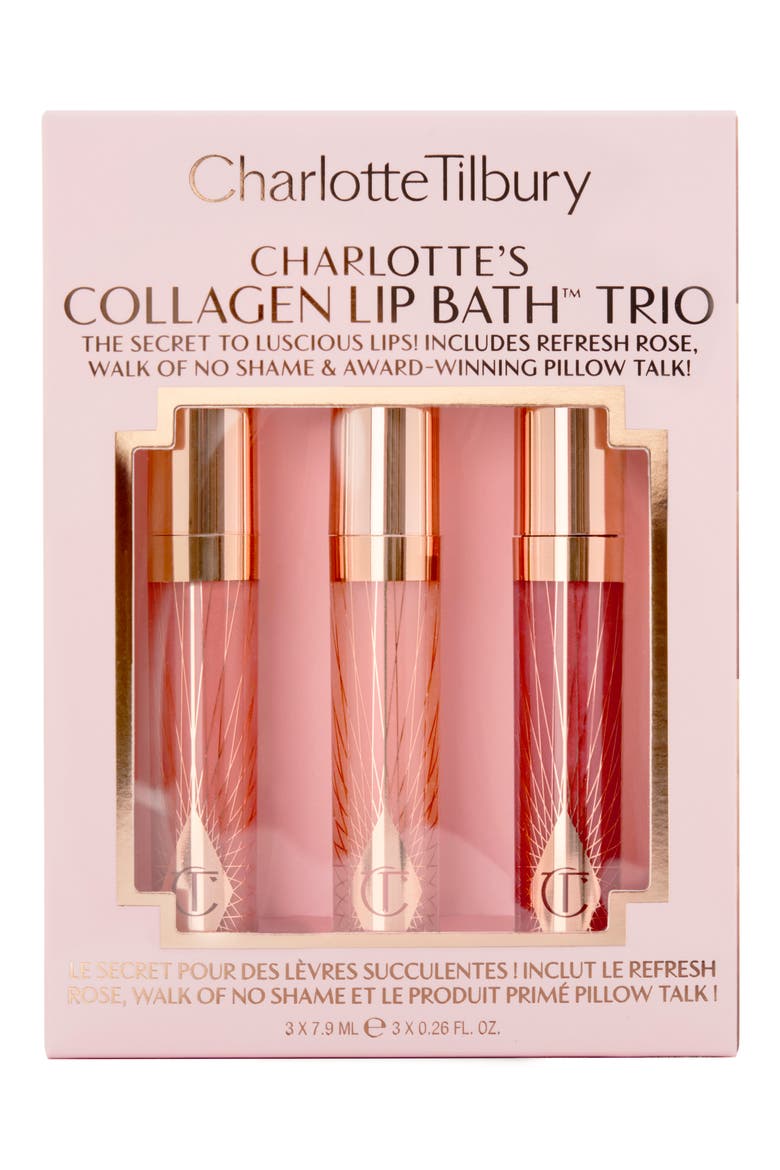 Collagen Lip Gloss with Pillow Talk Set $105 Value, Alternate, color, NO COLOR