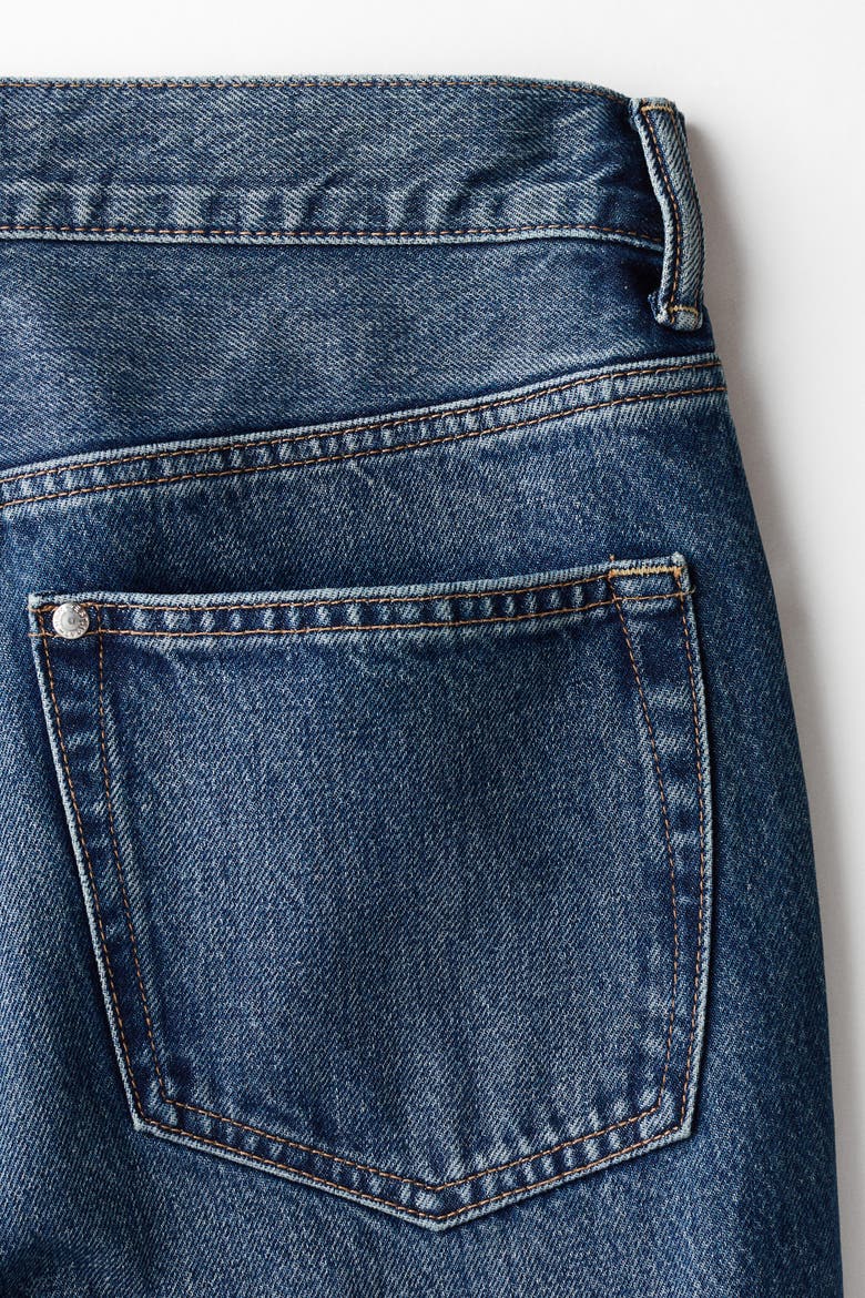 Relaxed Bootcut Jeans, Alternate, color, Dark denim blue