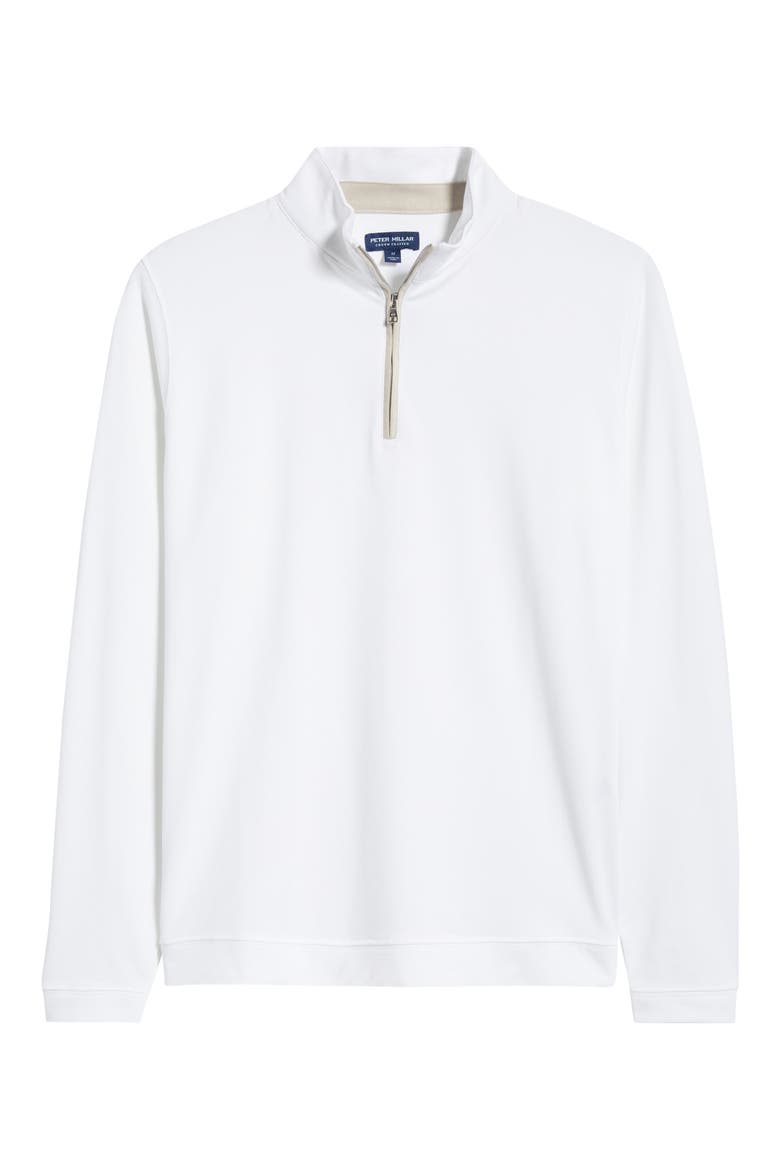Crown Crafted Albatross Quarter Zip, Alternate, color, WHITE
