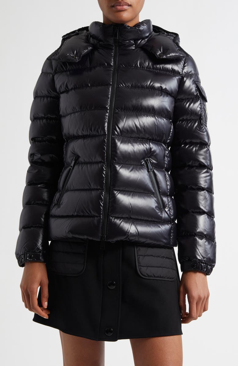 Moncler Bady Water Resistant Down Puffer Jacket, Main, color, U99-Dark Black