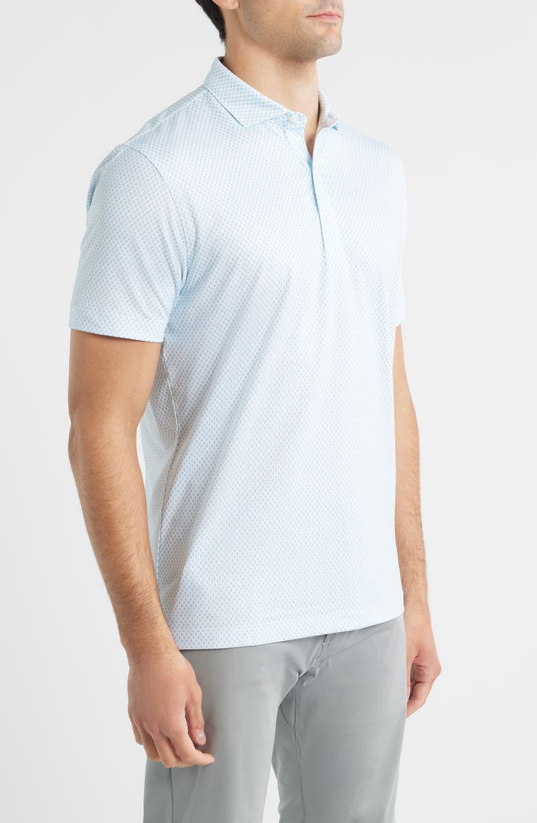 johnnie-O Connors Geo Print Performance Jersey Polo, Alternate, color,