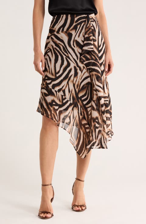 Ruffle Chiffon Skirt