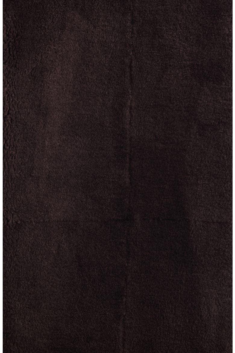 Annie Genuine Shearling Coat, Alternate, color, BROWN