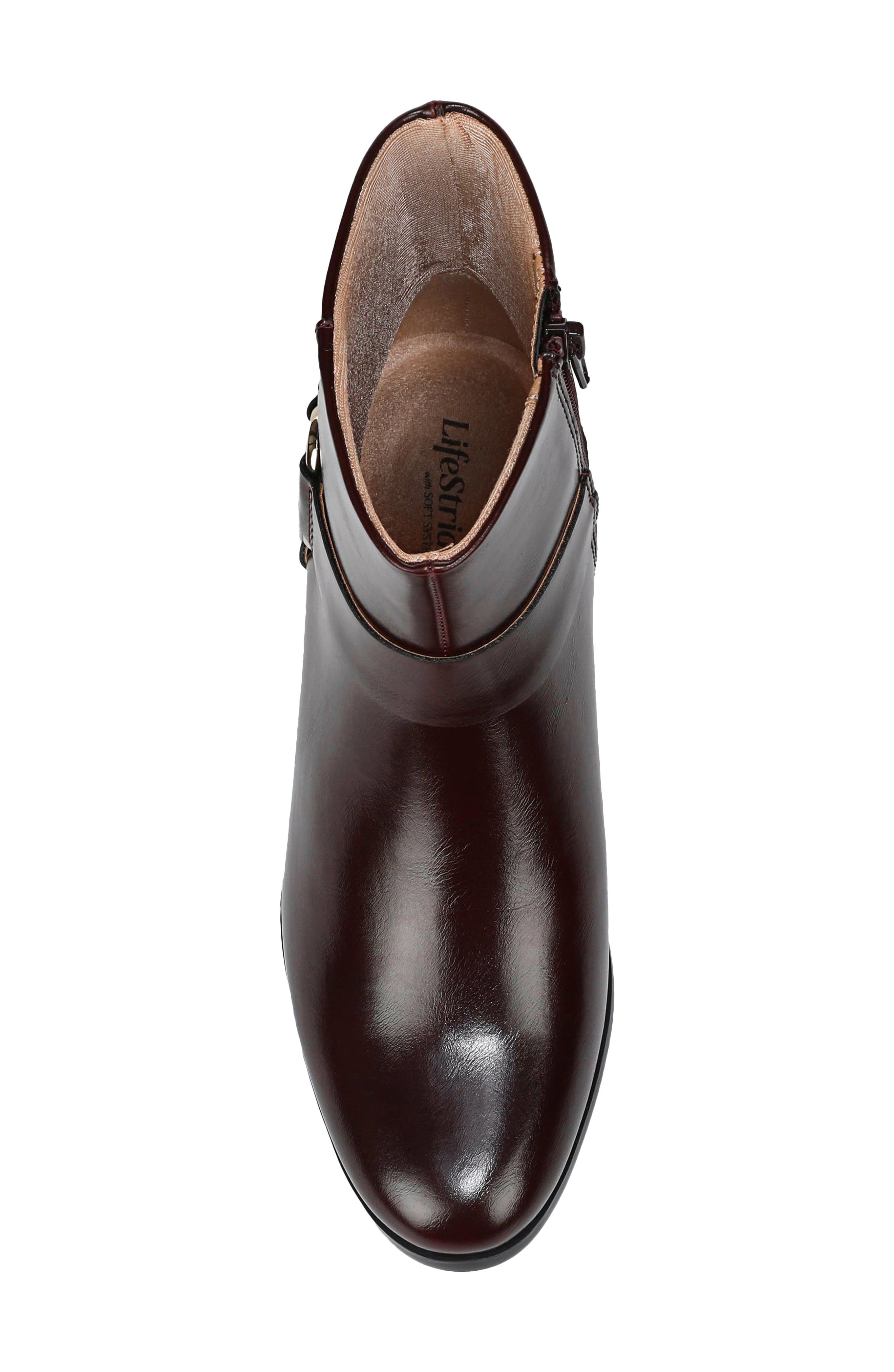 Simona Ankle Bootie, Alternate, color, CHOCO PLUM