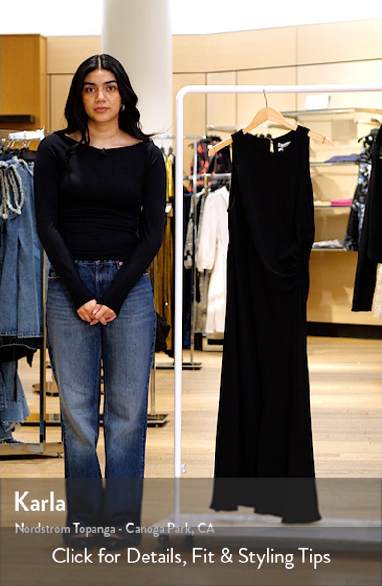 Gathered Sleeveless Maxi Dress, sales video thumbnail