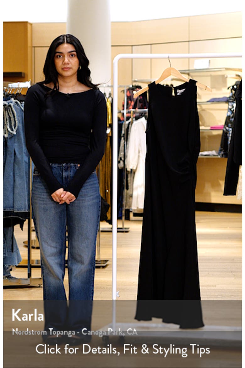 Gathered Sleeveless Maxi Dress video