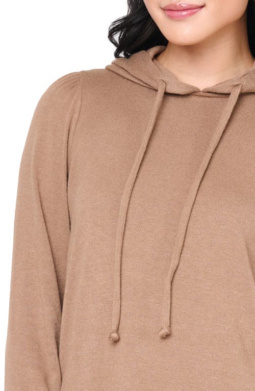 Gibsonlook Chic Luxe Alpine Hoodie In Brown