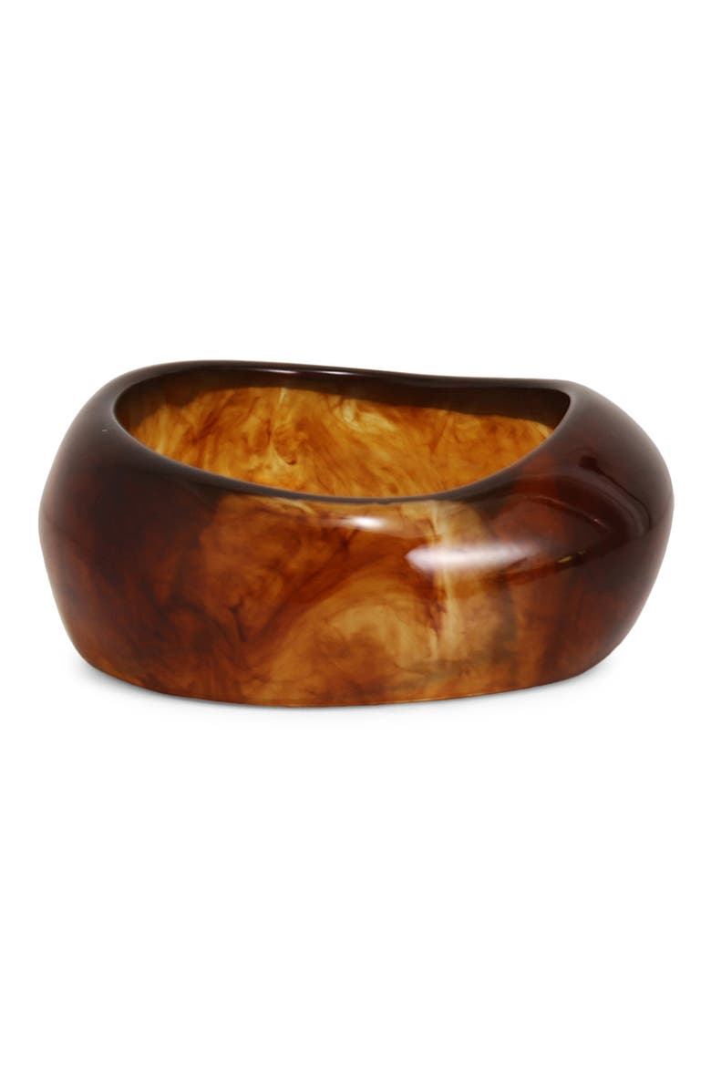Resin Cuff Bracelet, Main, color, TORTOISE