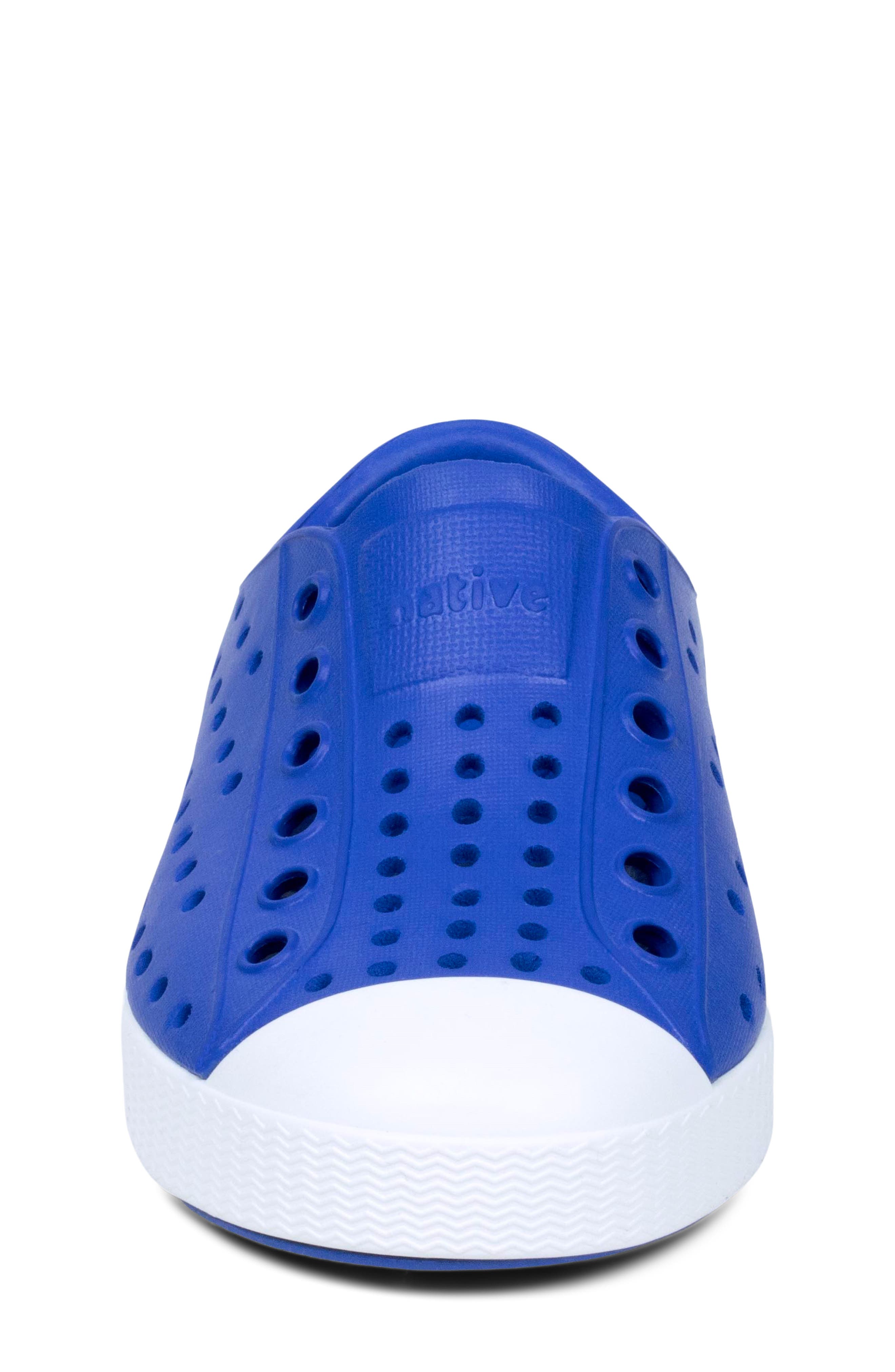 Native Shoes Jefferson Water Friendly Slip-On Sneaker, Alternate, color, Ultra Violet Blue/Shellwhite