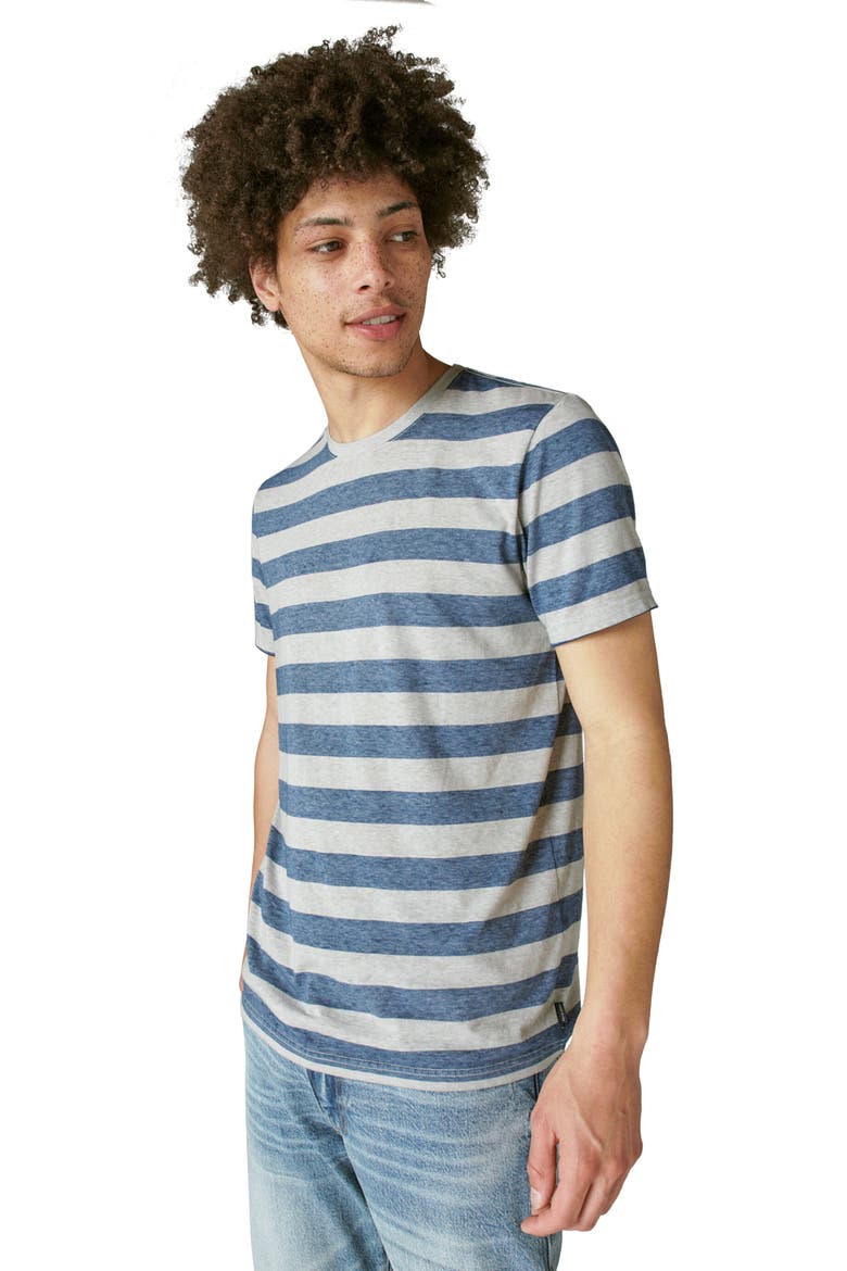 Venice Burnout Crew Neck Tee, Alternate, color, BLUE MULTI