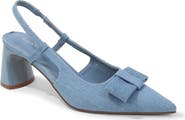 BERNESS Block Heel Slingback Sandal