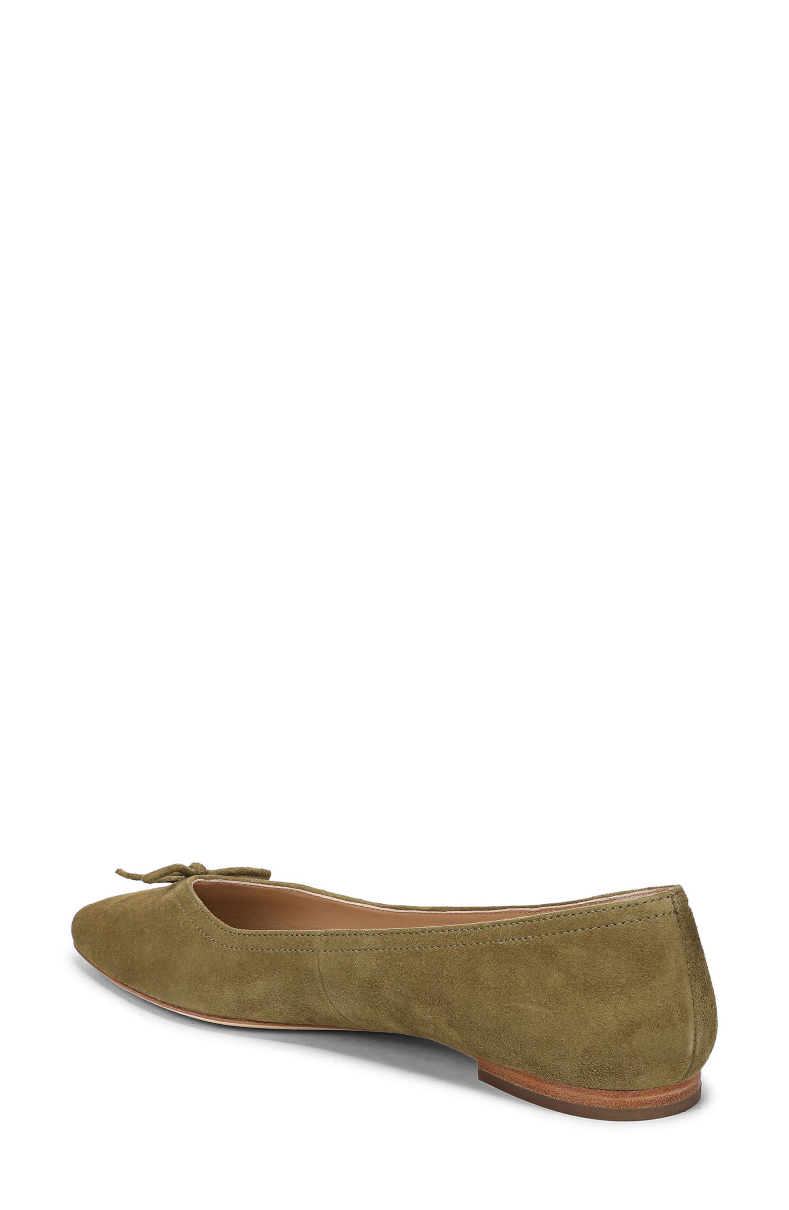 Cailey Ballet Flat, Alternate, color, FENNEL GREEN