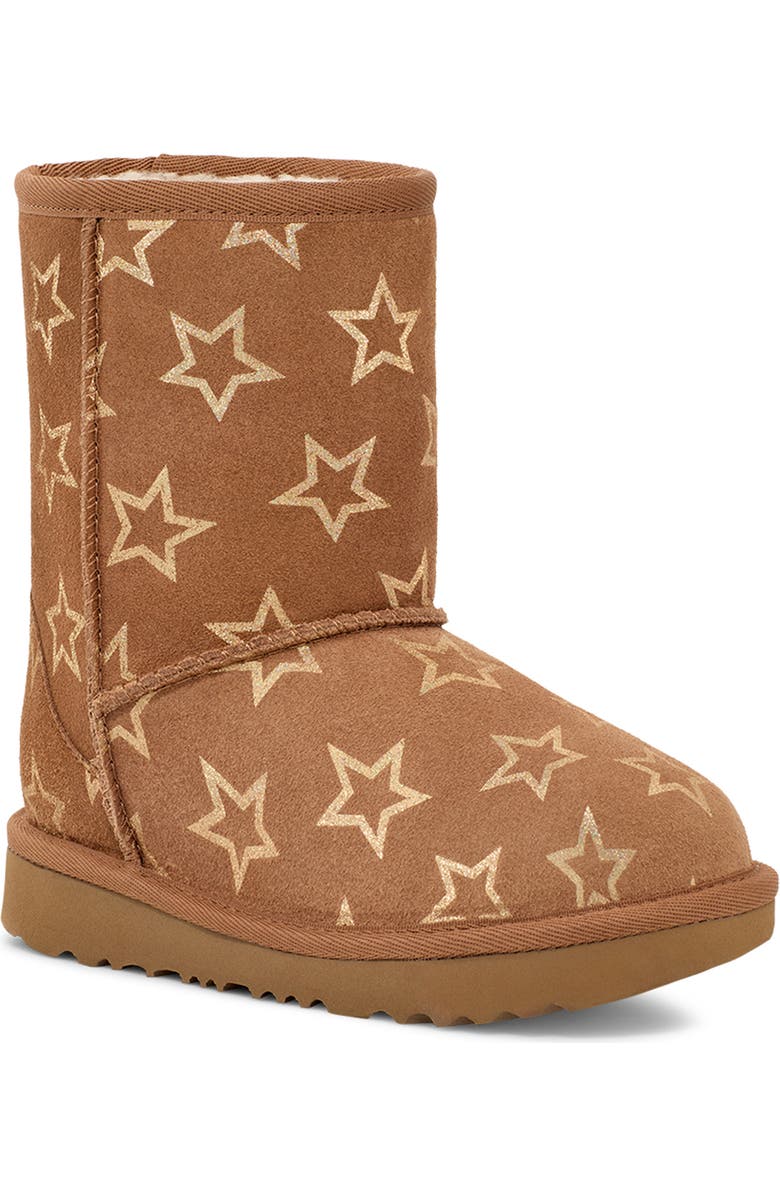 UGG<sup>®</sup> Kids' Classic II Iridescent Stars Boot, Main, color,