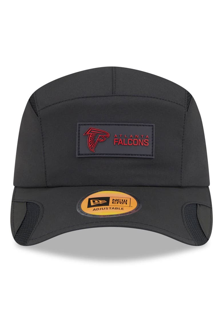 Men's New Era Black Atlanta Falcons 2025 Sideline  Runner Adjustable Hat, Alternate, color, Black