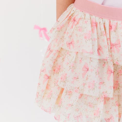 Sweet Wink Ditsy Floral Petal Tutu In Multicolor