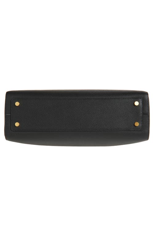 Shop Marni Small Trunkaroo Leather Tote In Black