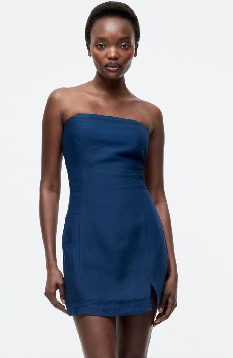 French Connection Birdie Strapless Body-Con Minidress, Alternate, color, 