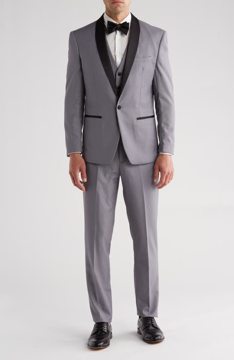 Premium Slim Fit 3-Piece Tuxedo (Regular & Big)
