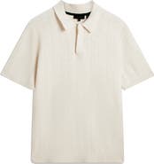 Ted Baker Edgard Cotton & Linen Polo