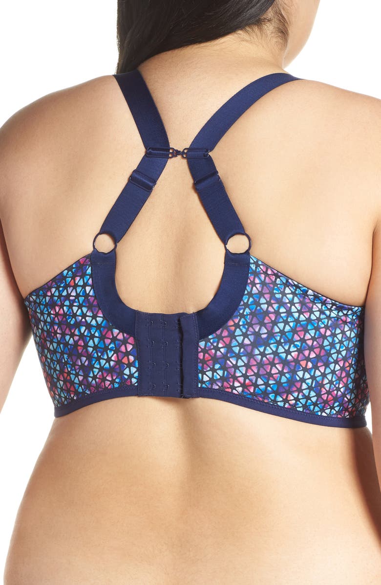 Elomi Underwire Sports Bra, Alternate, color, Neo Geo