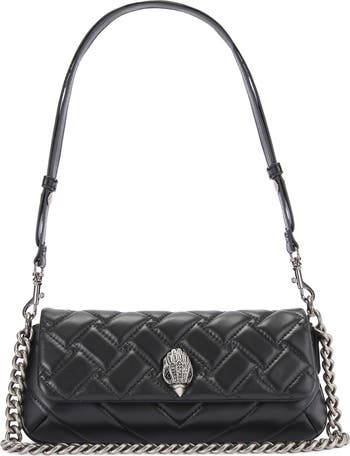 Small Long Kensington Quilted Leather Shoulder Bag