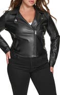 Levi's Water Resistant Faux Leather Moto Jacket