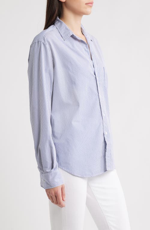 Frank & Eileen Eileen Relaxed Button-up Shirt In Blue