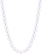 The Lovery Fine Jewelry Rose Quartz Knotted Bead Necklace