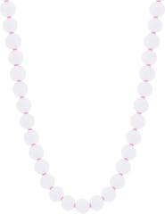 The Lovery Fine Jewelry Rose Quartz Knotted Bead Necklace