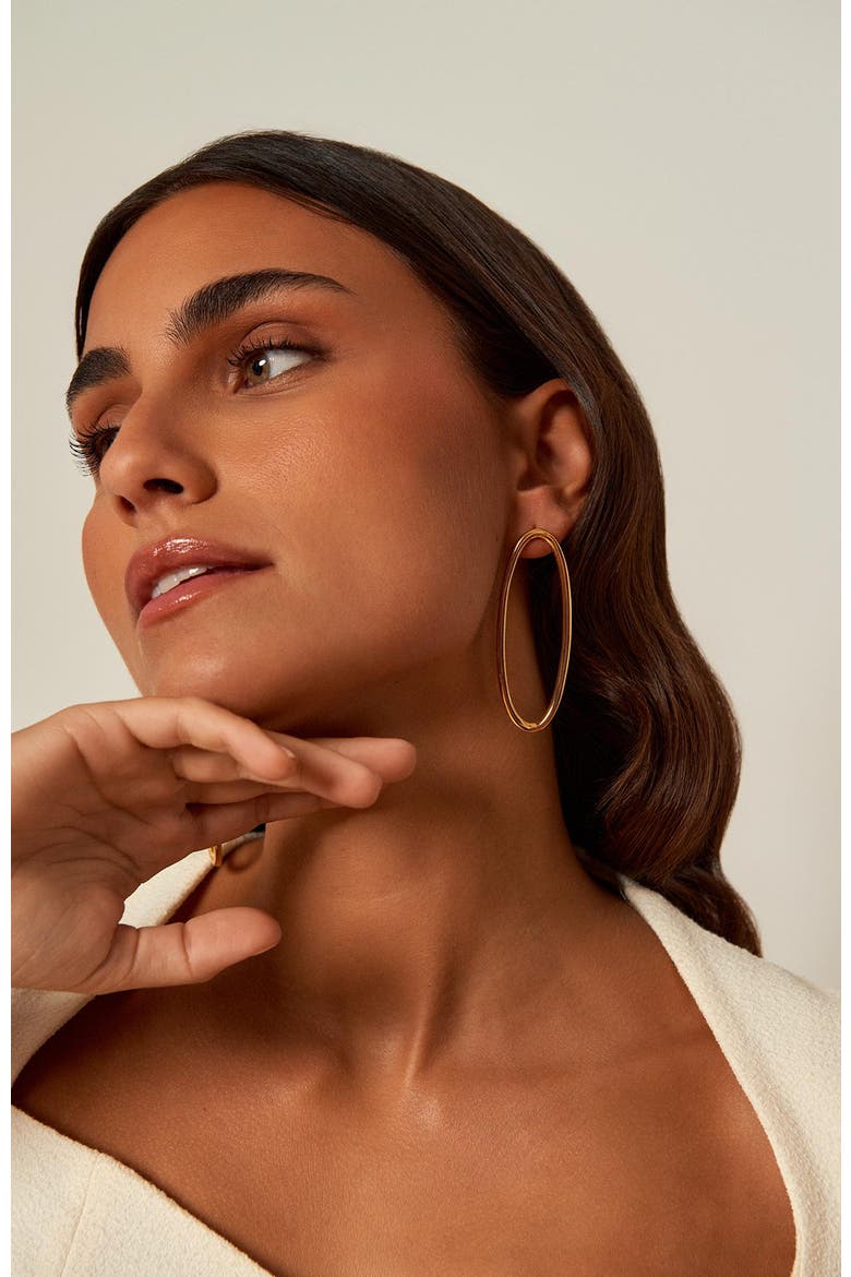 Skylight Earrings, Alternate, color, Gold