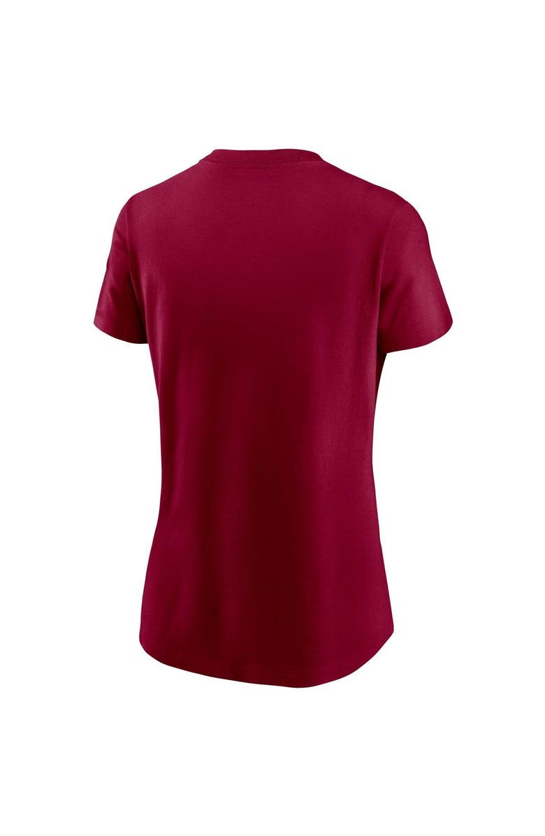 Nike Women's Nike Burgundy Washington Football Team Logo Essential T-Shirt, Alternate, color, Burgundy