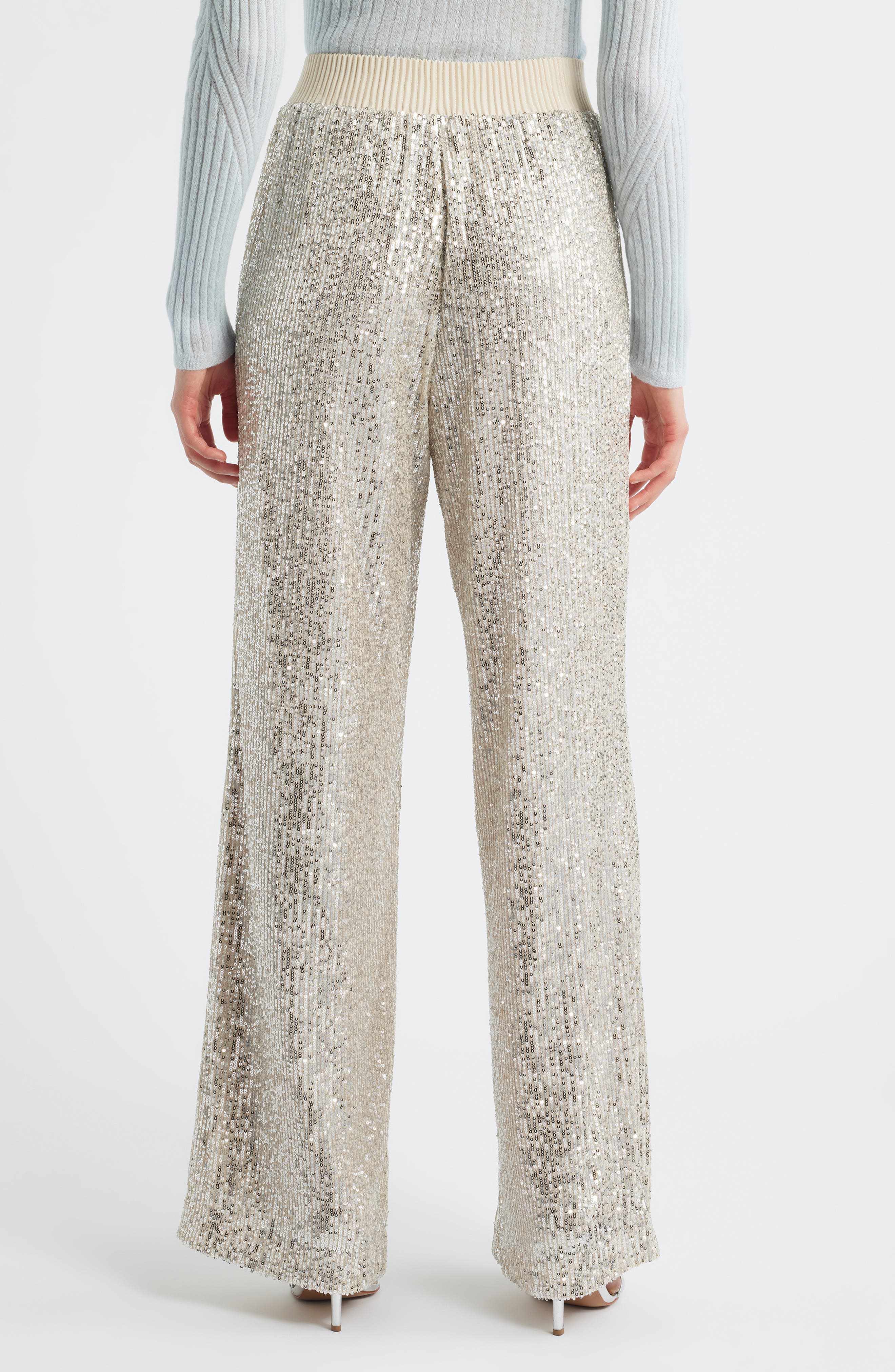 Tilloi Sequin Wide Leg Pants - image 4