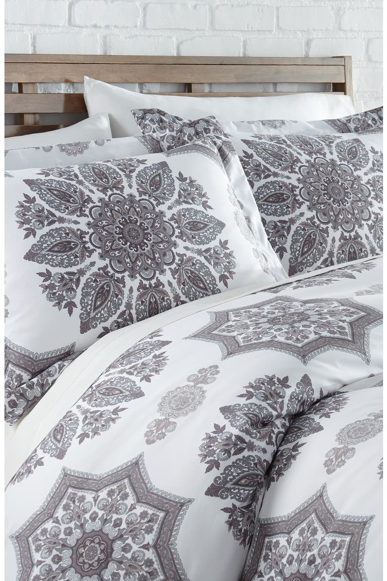 Infinity Collection - Luxury Premium Oversized Duvet Cover Set, Main, color, GREY