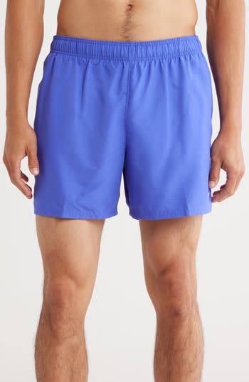 Nike Mens Fitness Running Shorts In Blue