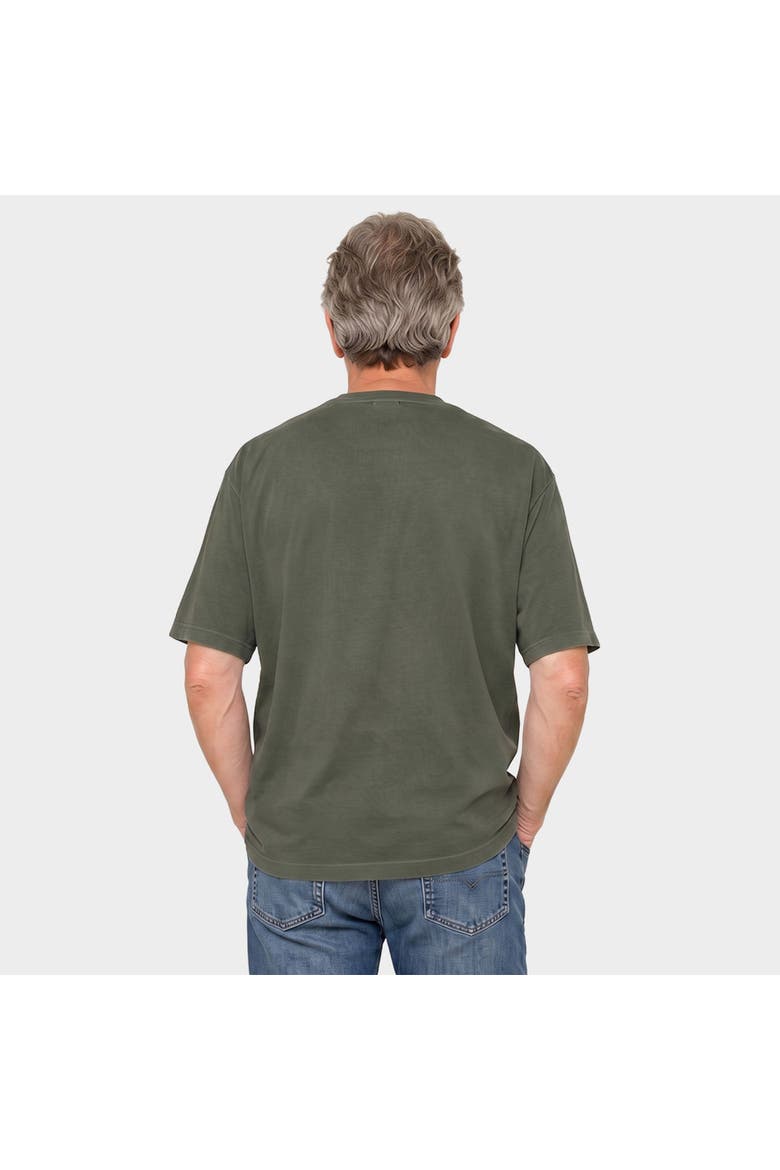 Life Happens Dogs Help Garment Dyed T-Shirt, Alternate, color, Moss