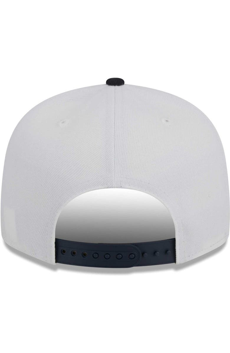 New Era Men's New Era White/Navy Auburn Tigers Two-Tone Layer 9FIFTY Snapback Hat, Alternate, color, 