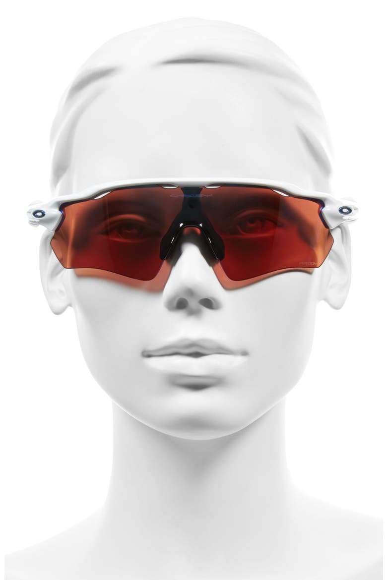 Radar® EV Path 50mm Sunglasses, Alternate, color, WHITE/ PRIZM SAPPHIRE SNOW