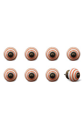 Kinetic 8-pack Knobs In Orange Cream