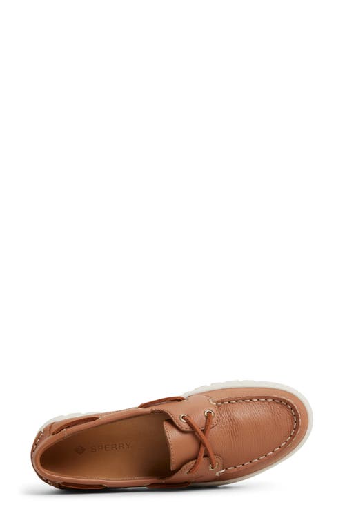 Sperry Keely Boat Shoe In Brown